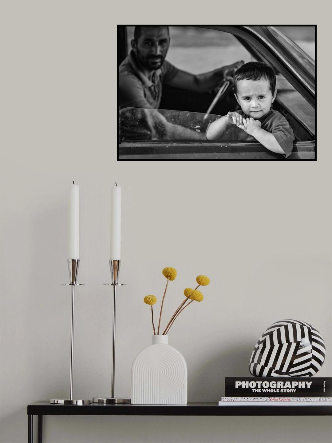 Father and Son Poster och Canvastavla
