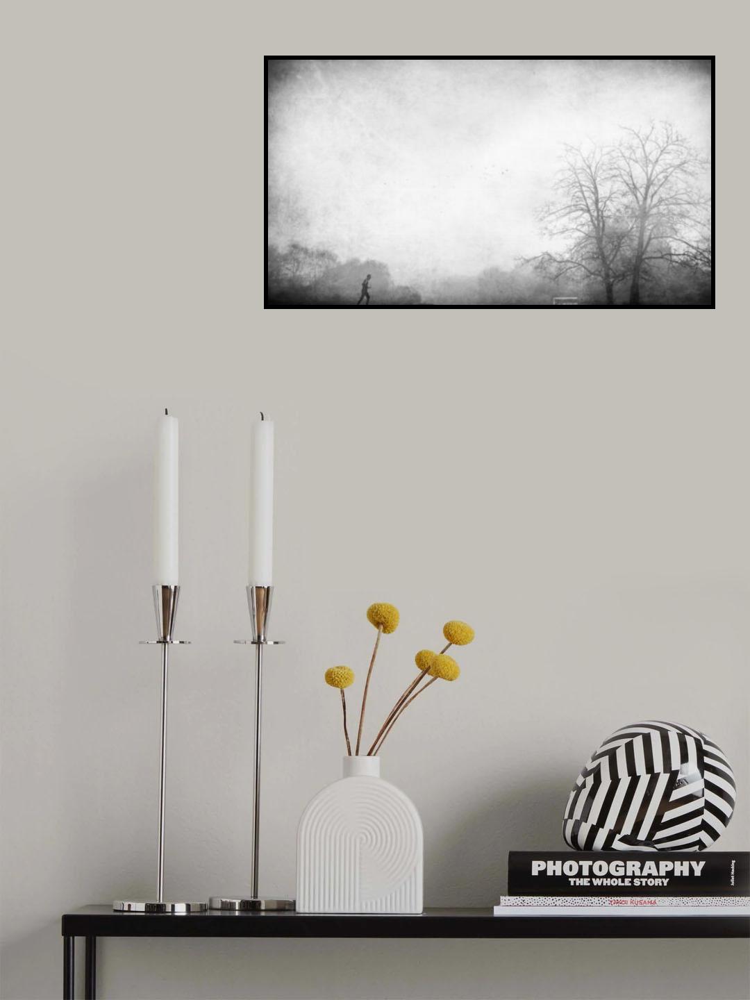 Racing in the fog Poster och Canvastavla