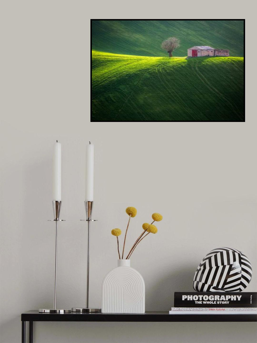Spring at the old farmhouse Poster och Canvastavla