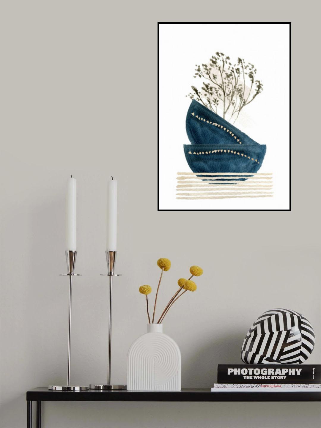 Blue Bowls 1.png Poster och Canvastavla