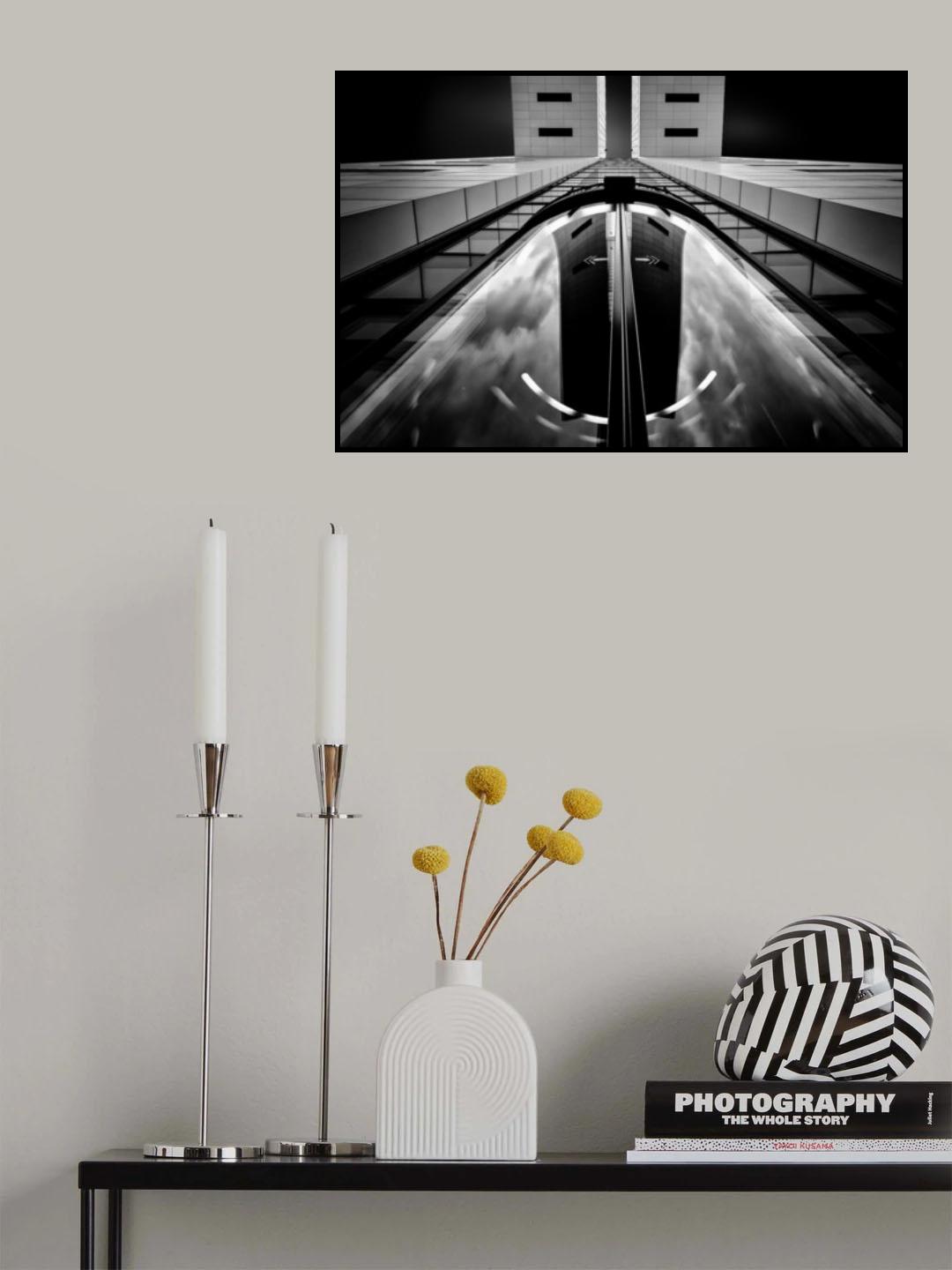 Kranhaus Rheinau-Hafen Köln Poster och Canvastavla