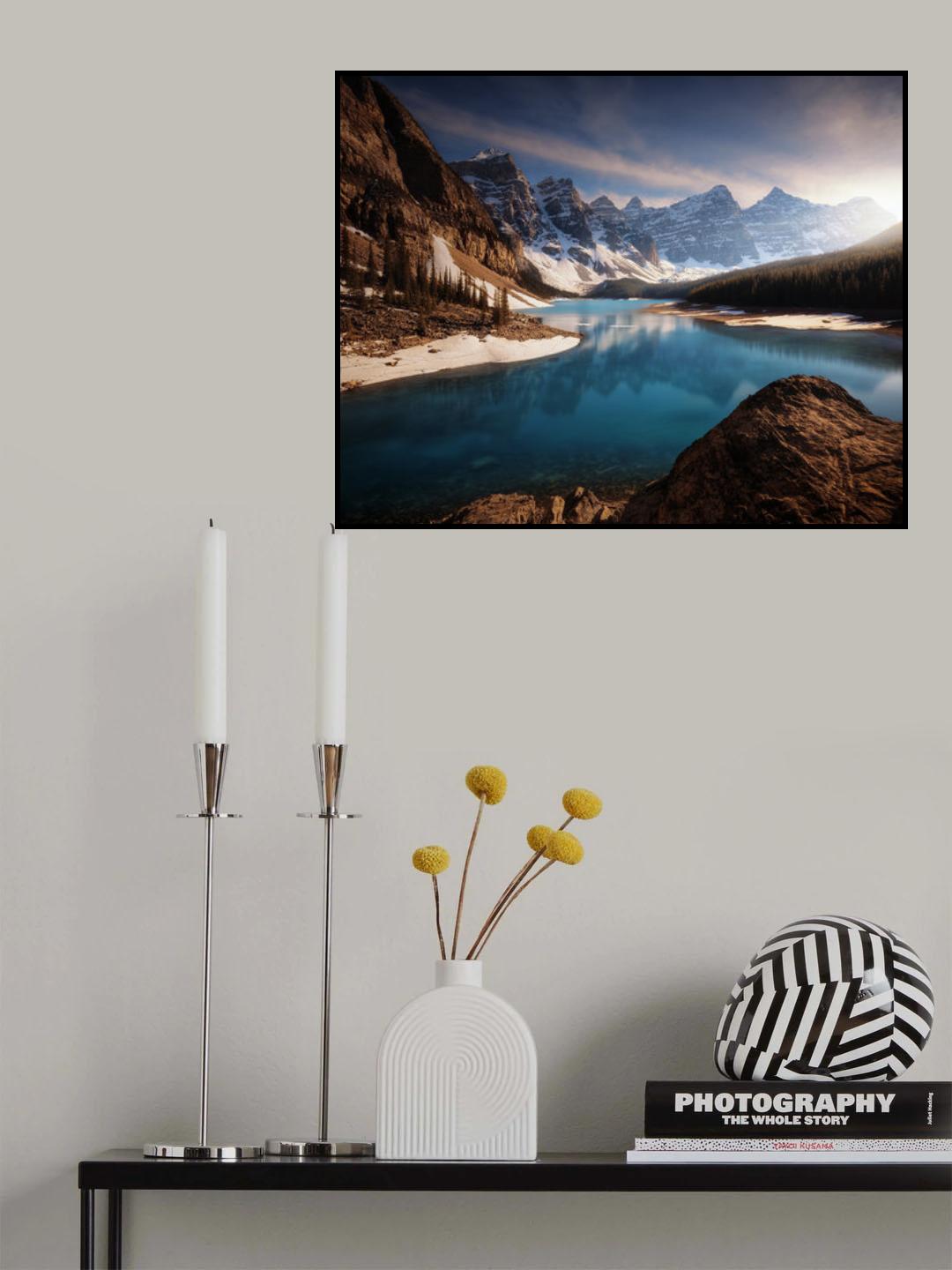 Moraine me. Poster och Canvastavla