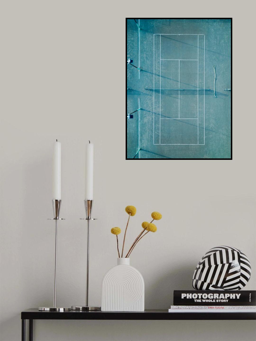 Tennis Court Green 2 Poster och Canvastavla