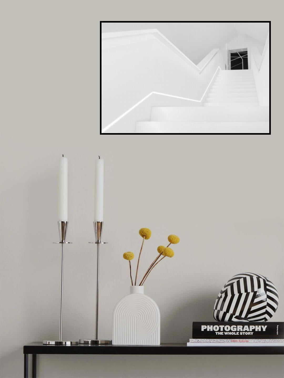 high white to the black room Poster och Canvastavla
