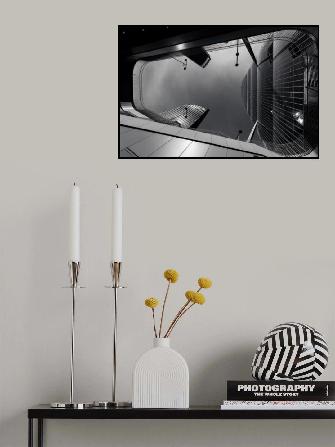 Citylife's shapes and lights Poster och Canvastavla