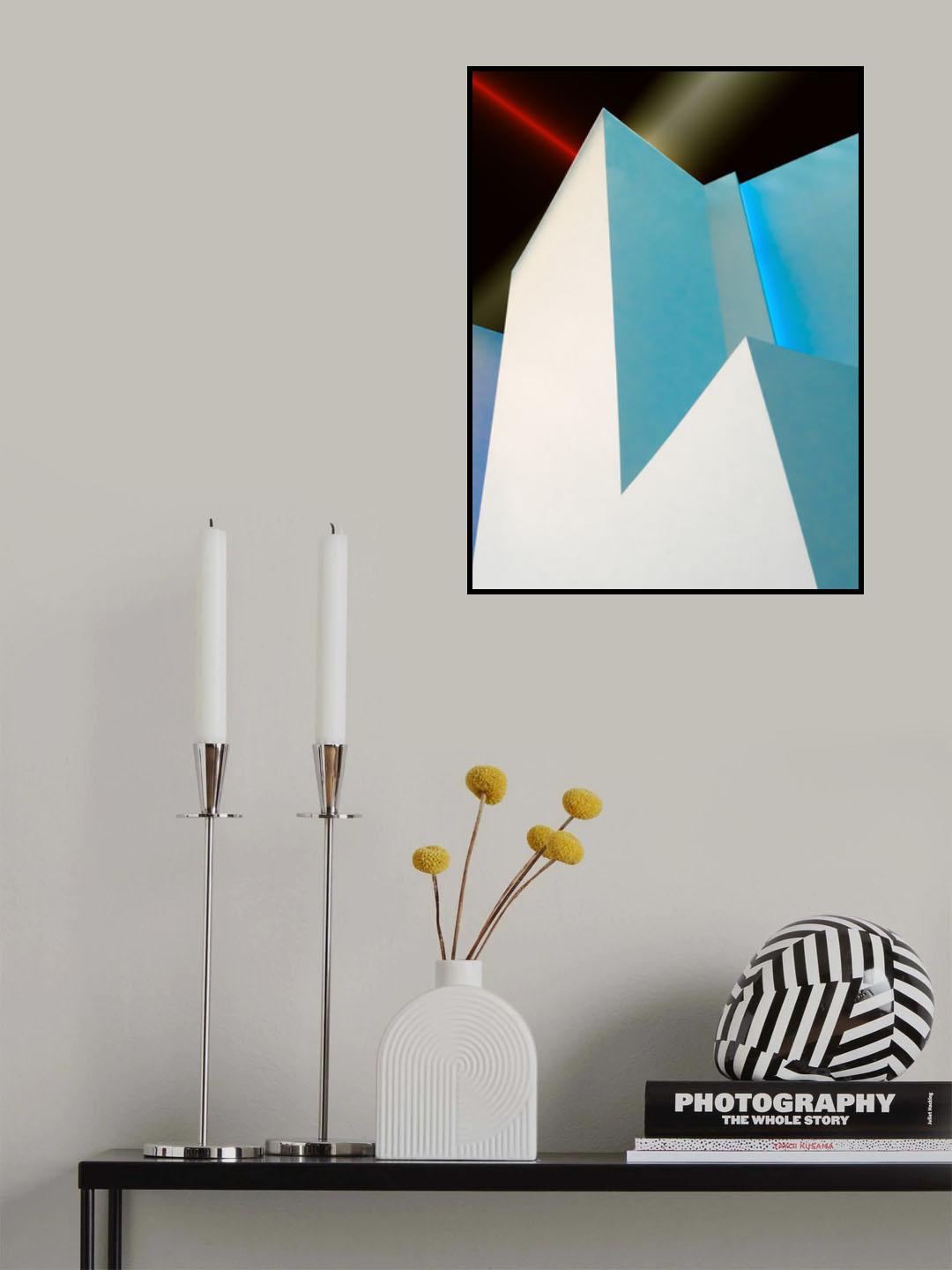Laser and neon Poster och Canvastavla