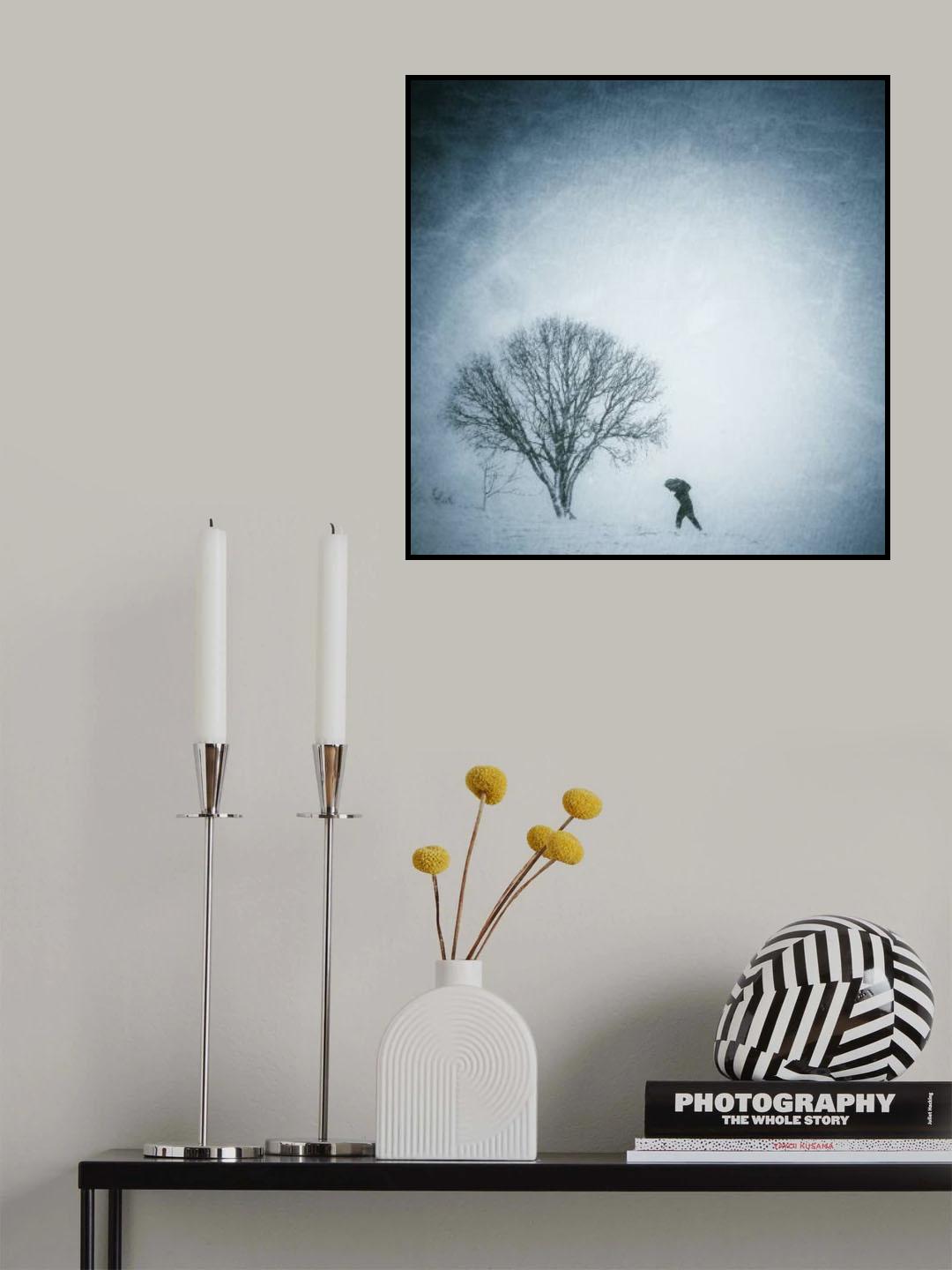 Snow day Poster och Canvastavla