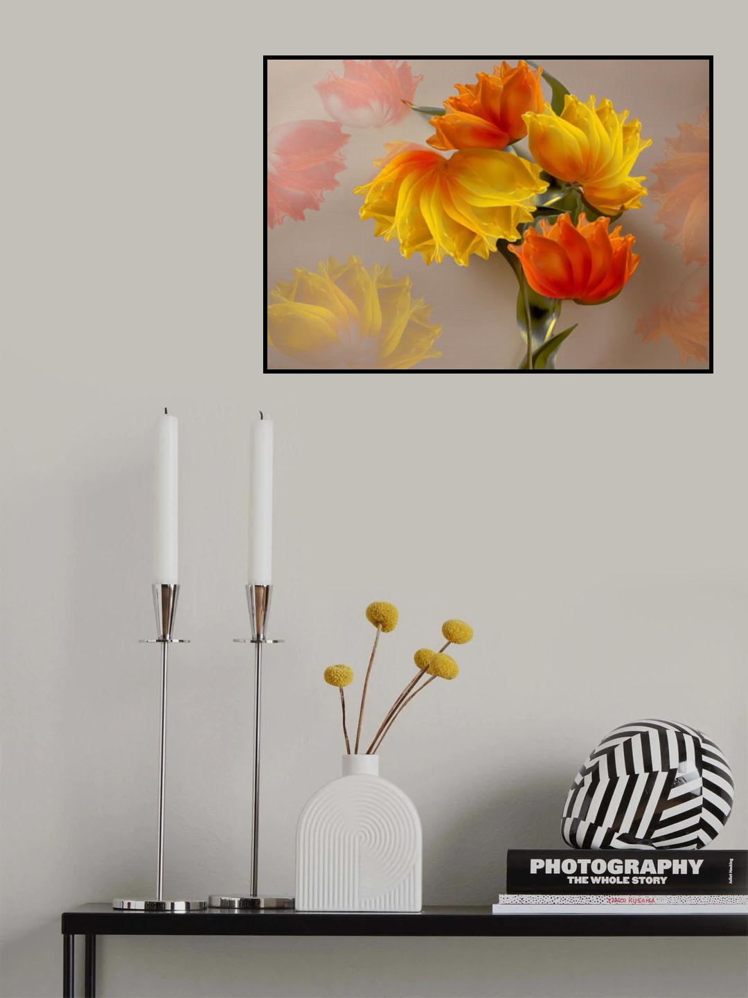 Four tulips Poster och Canvastavla