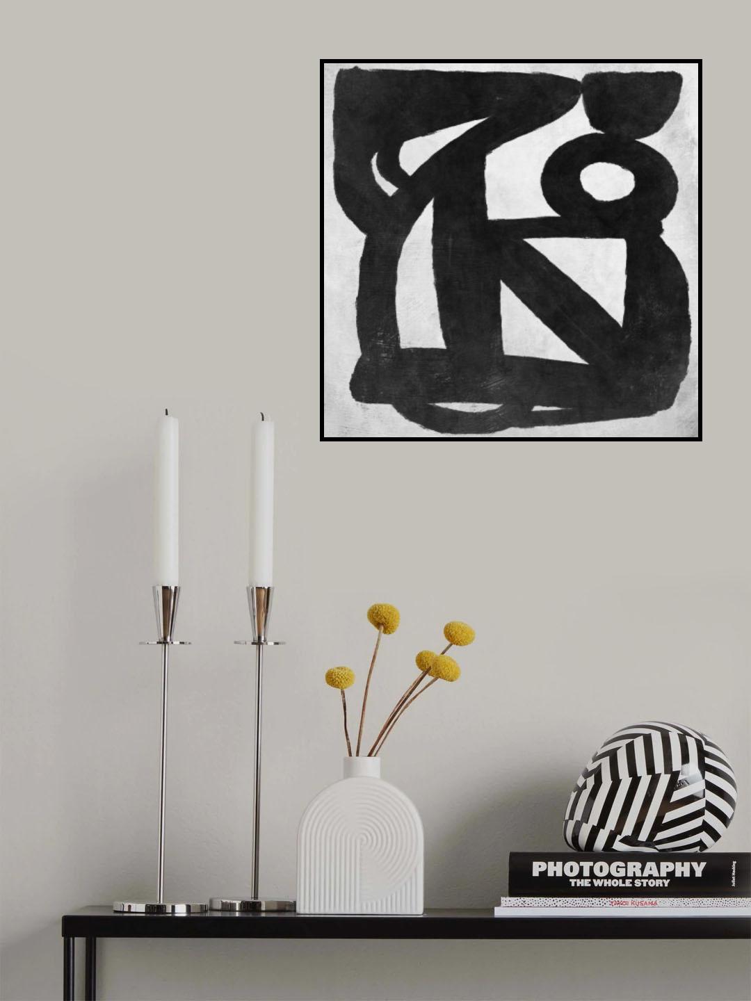 Abstract Melody No4 Poster och Canvastavla