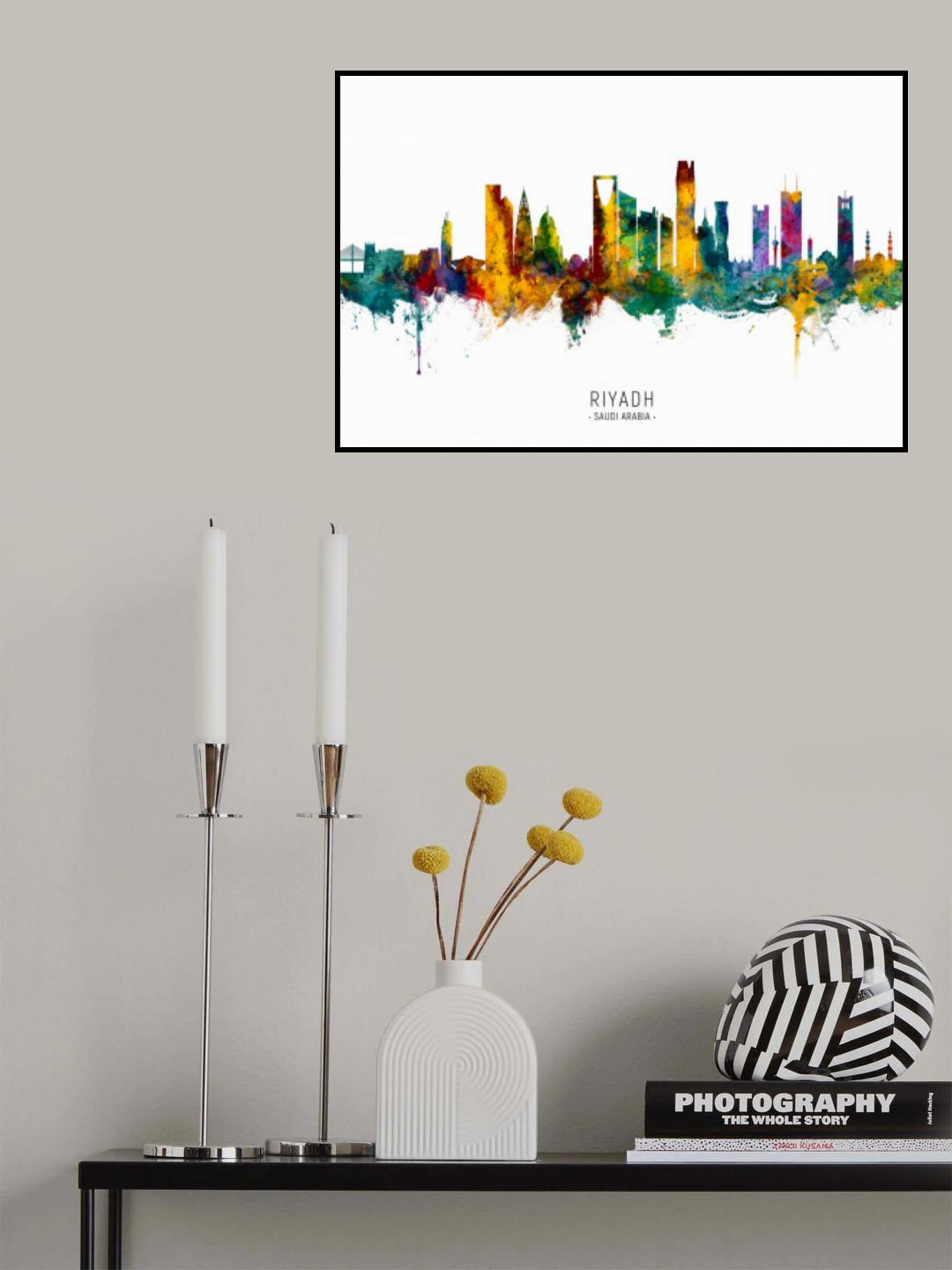 Riyadh Saudi Arabia Skyline Poster och Canvastavla