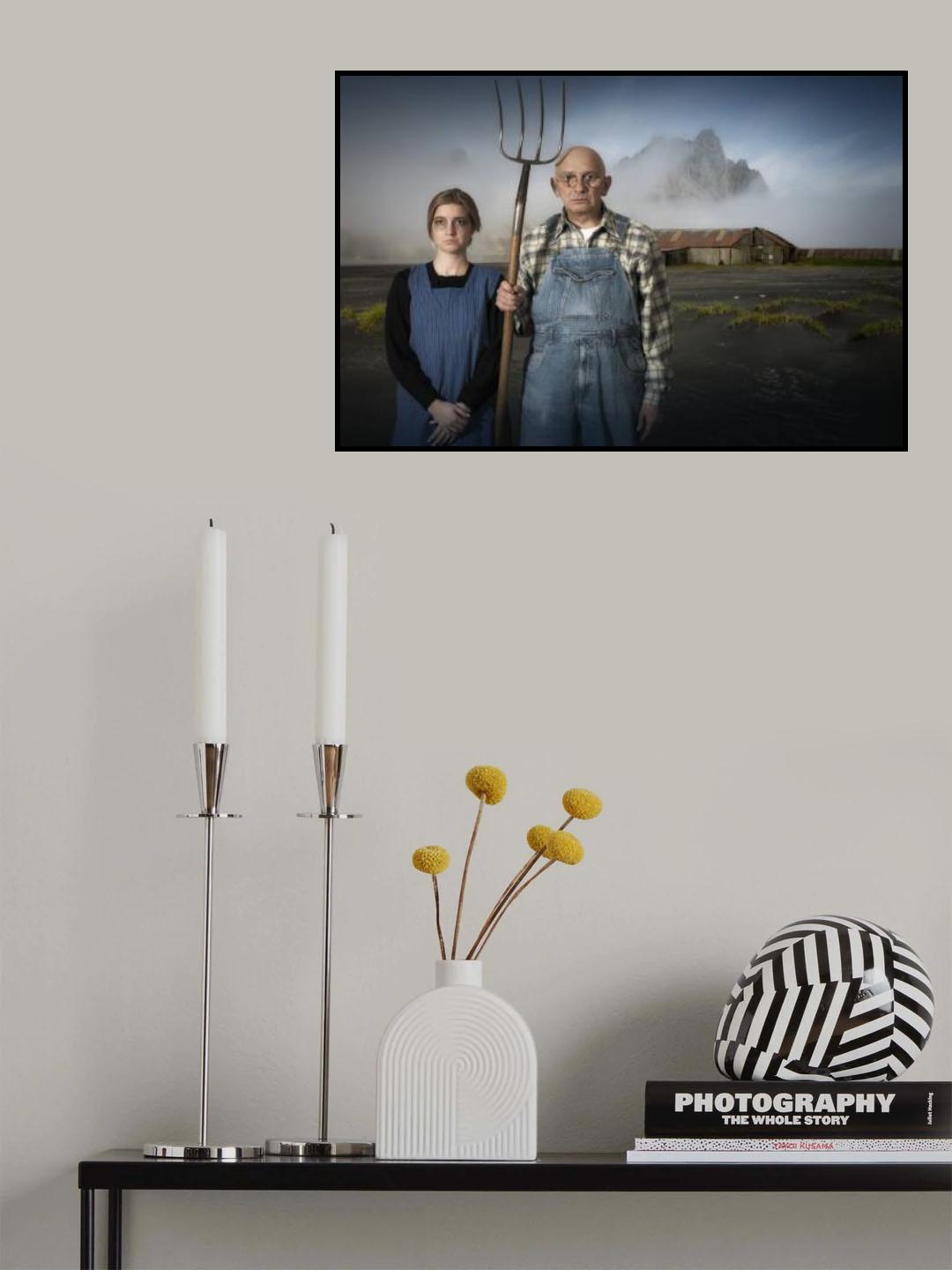 american gothic Poster och Canvastavla