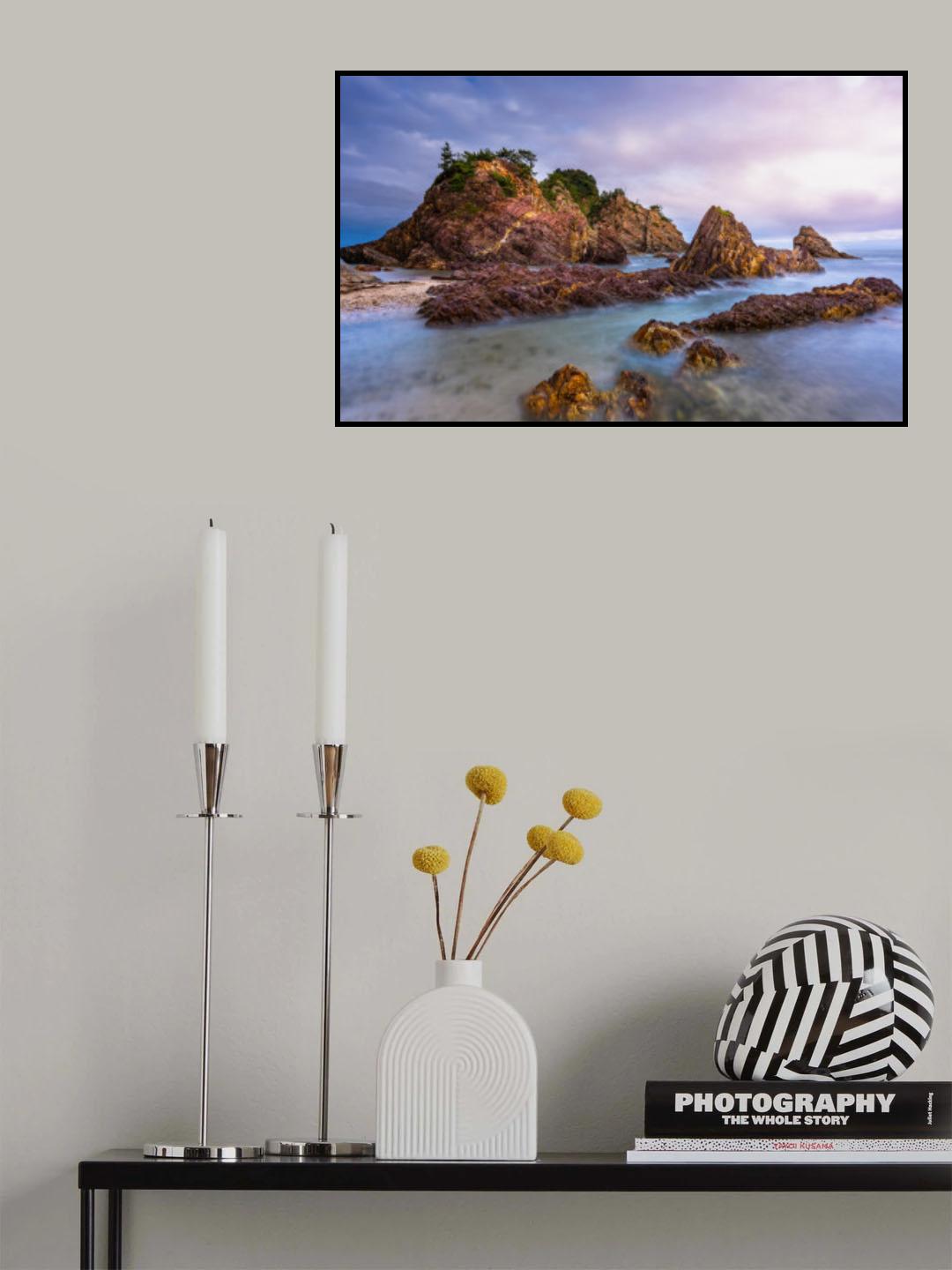 Rocks on the sea Poster och Canvastavla