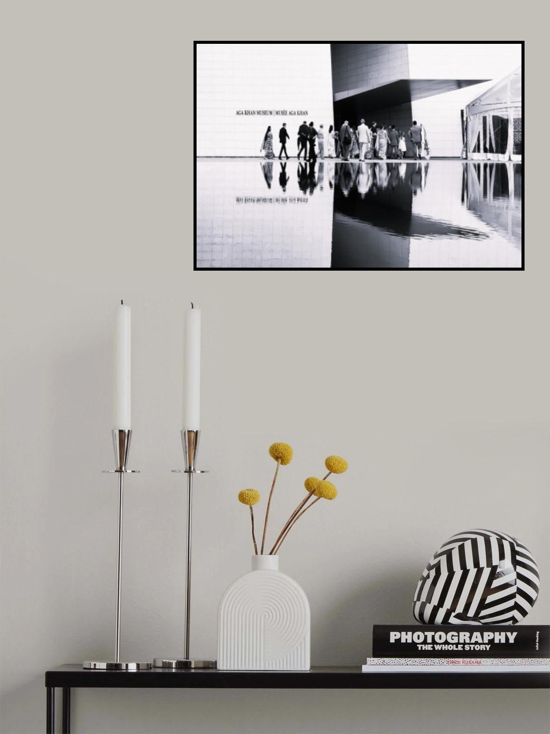 Wedding Guests B/W Poster och Canvastavla