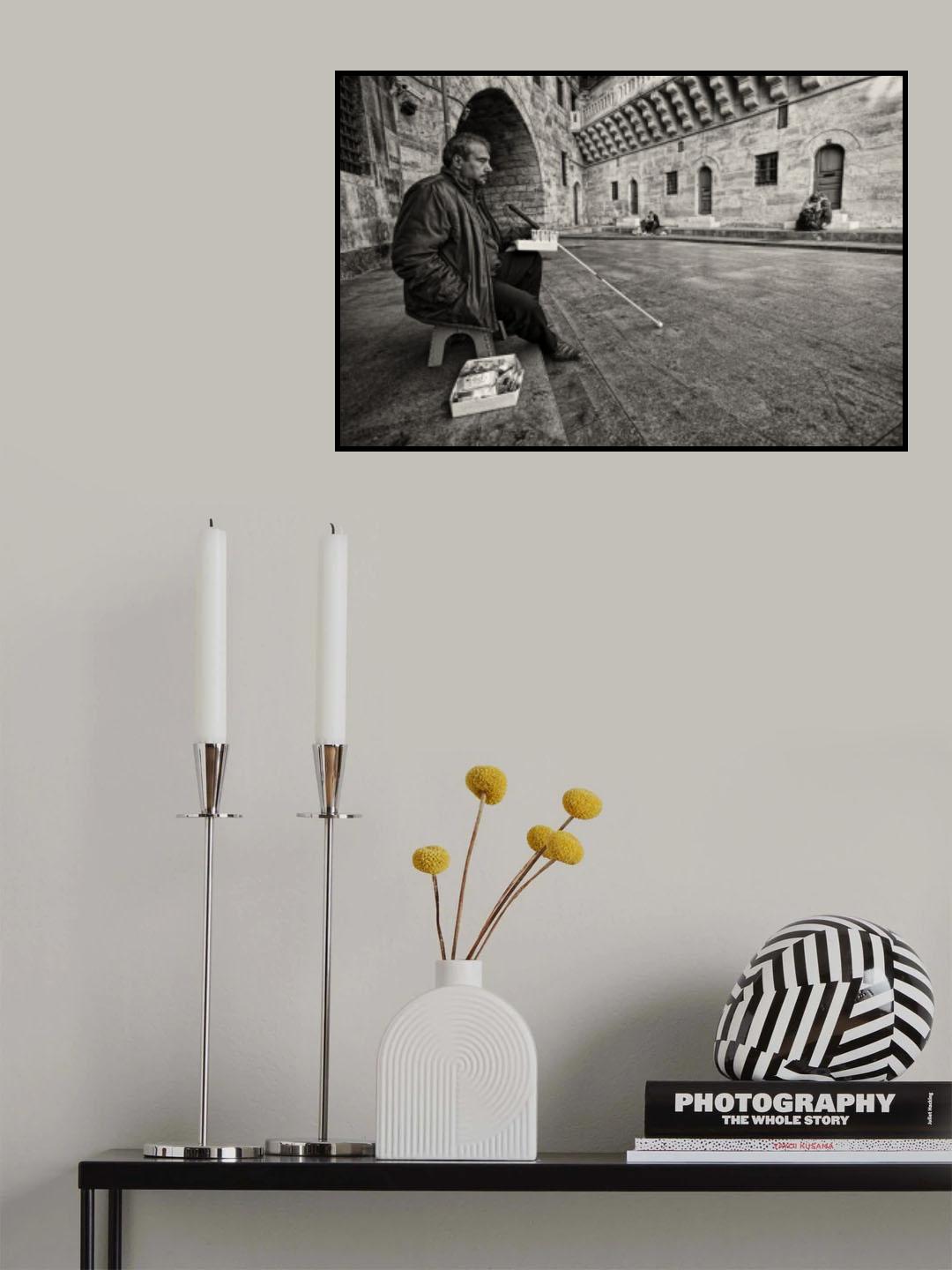 White Stick Poster och Canvastavla