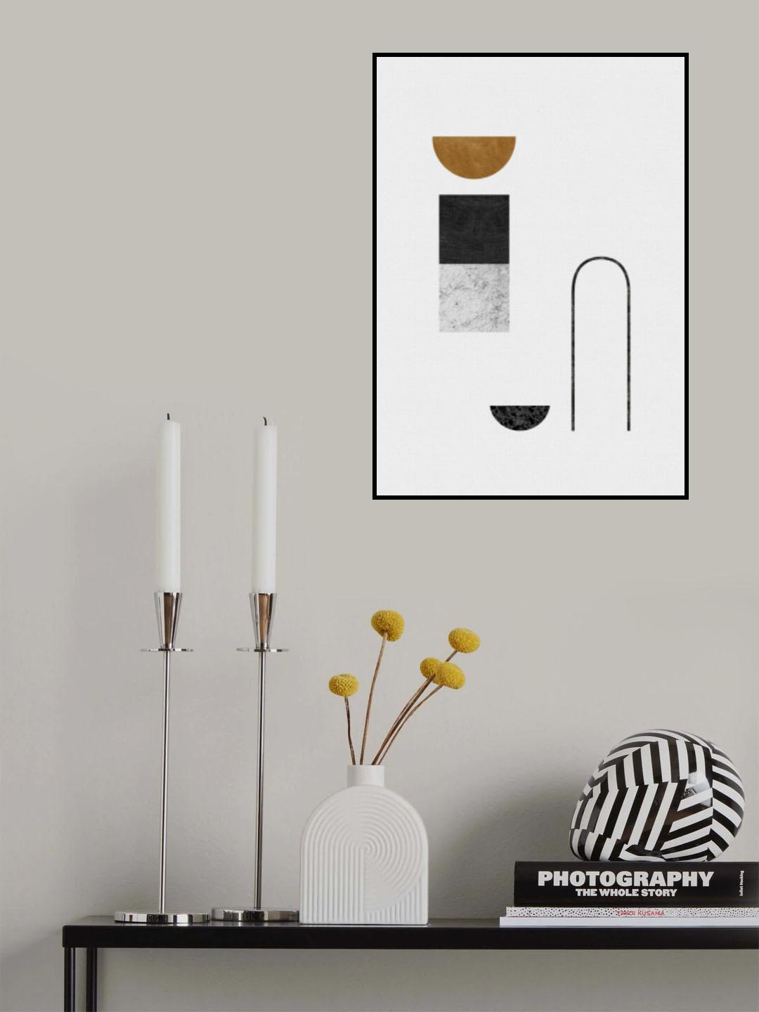 Abstract Geometric IV Poster och Canvastavla