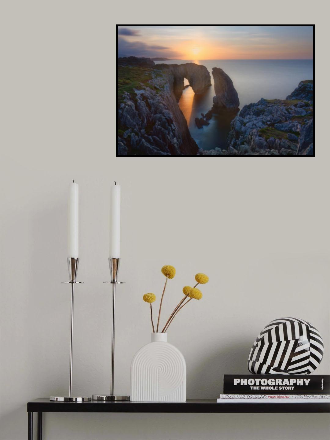 Golden Light Piercing Poster och Canvastavla