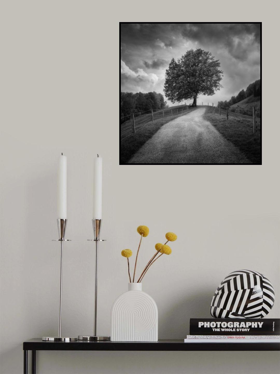 Beneath Black Skies Poster och Canvastavla