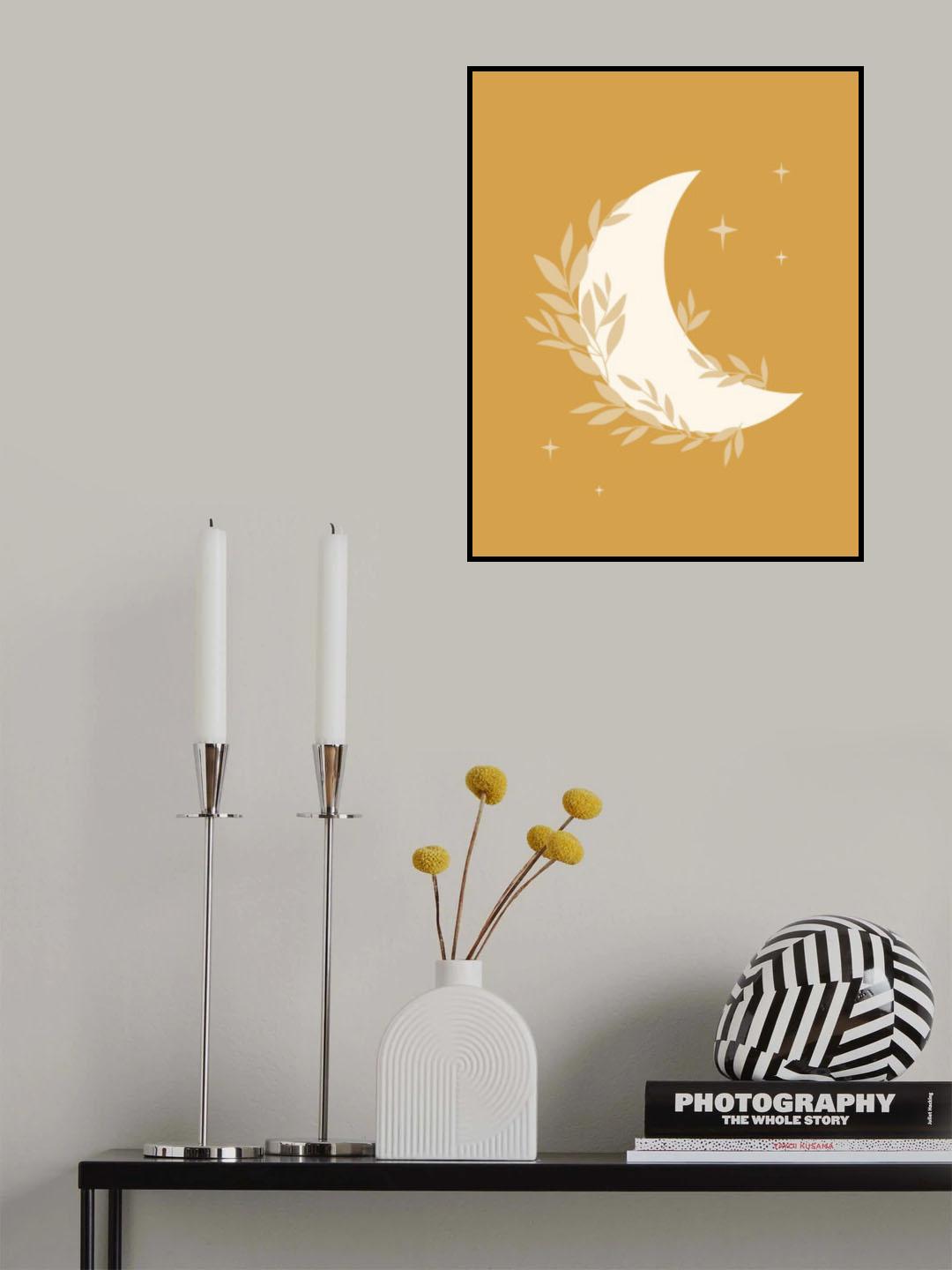 Moon Poster och Canvastavla