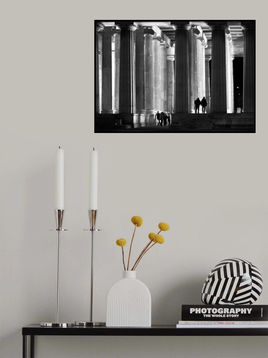 light columns Poster och Canvastavla