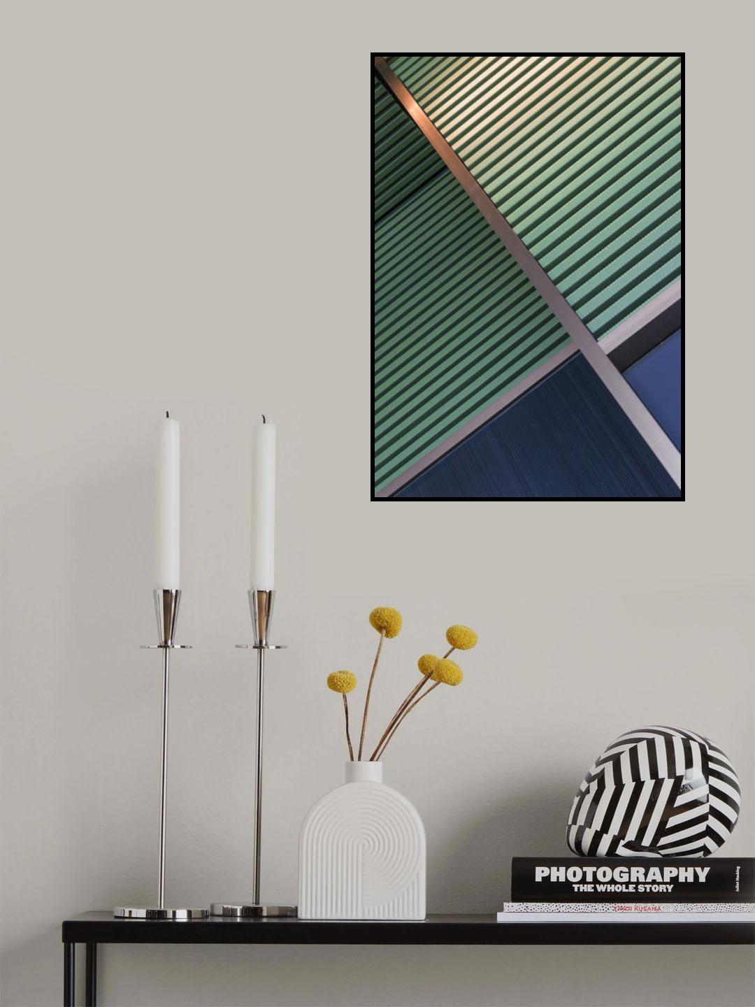 Shades of green Poster och Canvastavla
