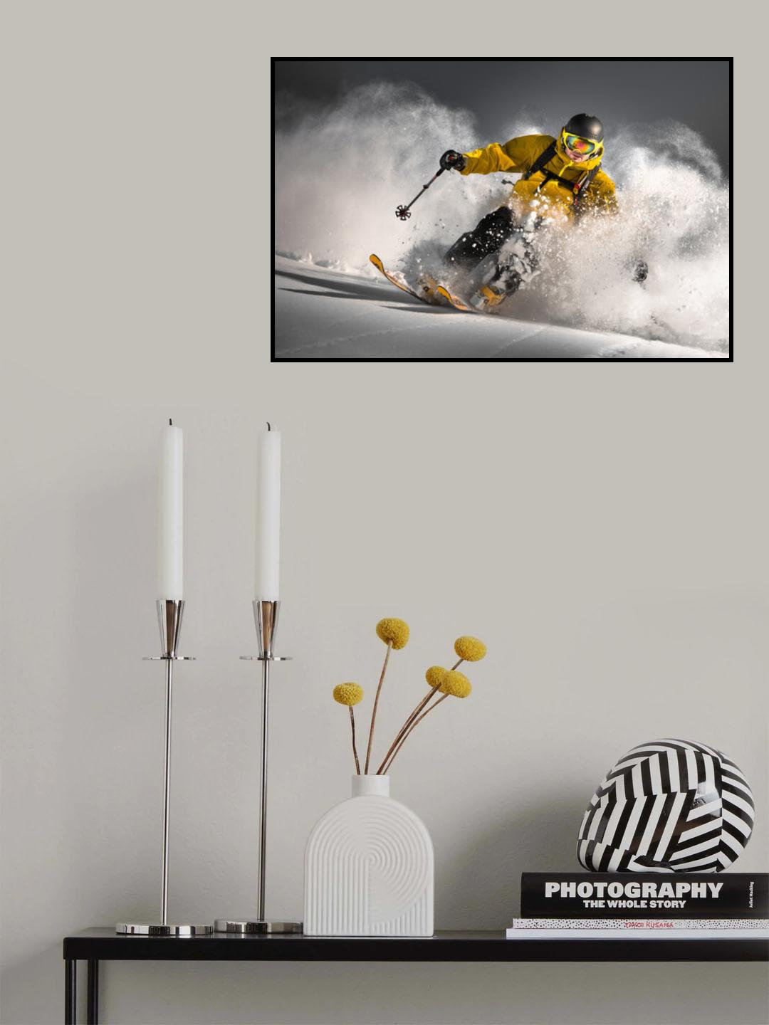 Powder blast Poster och Canvastavla