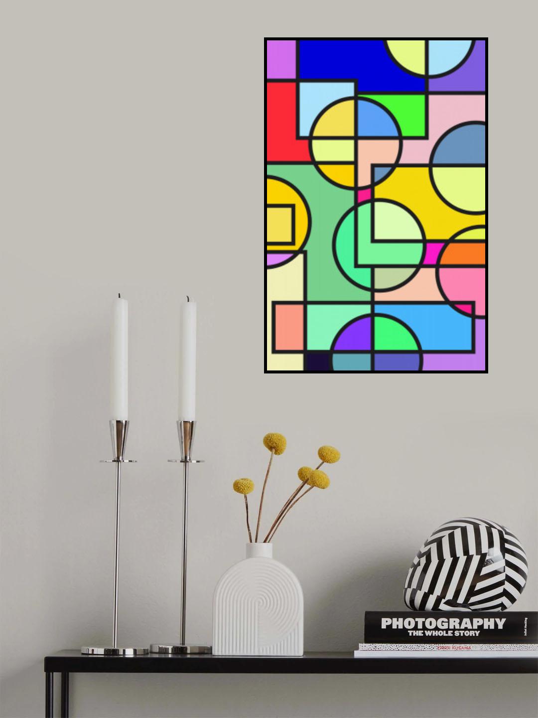 Abstract Circles Collection #3 Poster och Canvastavla