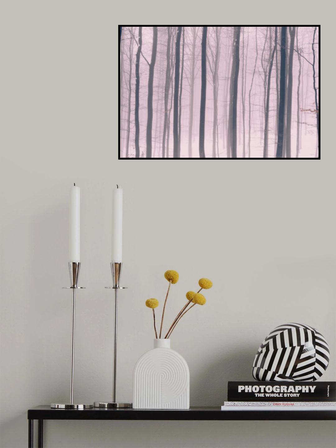 Trees In Forest 15 Poster och Canvastavla