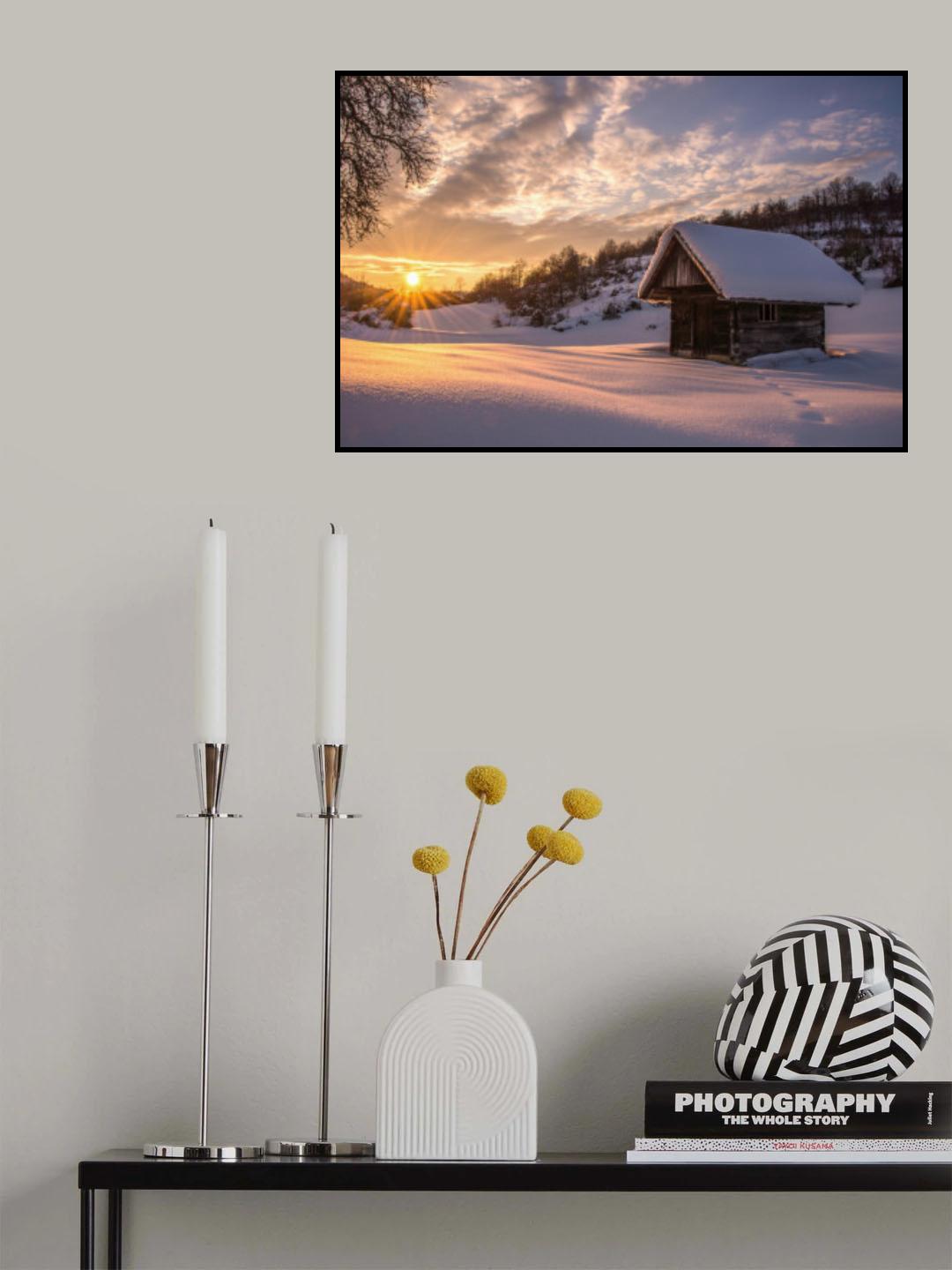 Winter fairytale Poster och Canvastavla