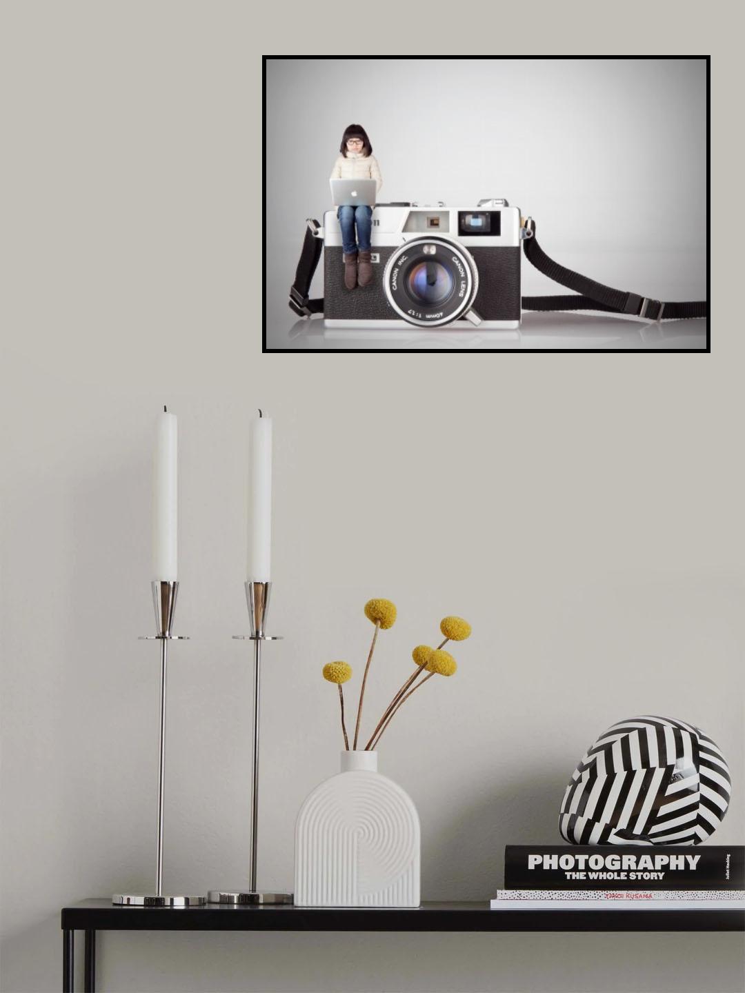 Wife and camera Poster och Canvastavla