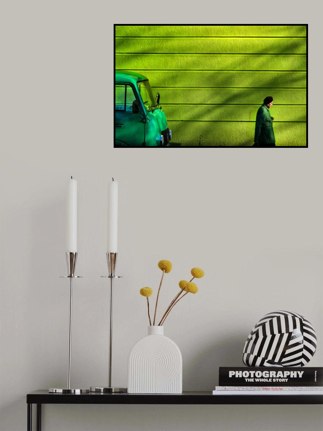 old green Poster och Canvastavla