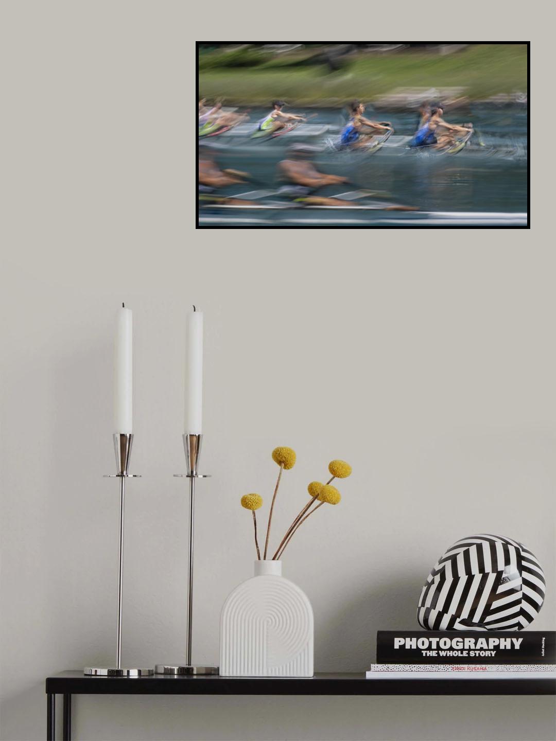 Race Poster och Canvastavla