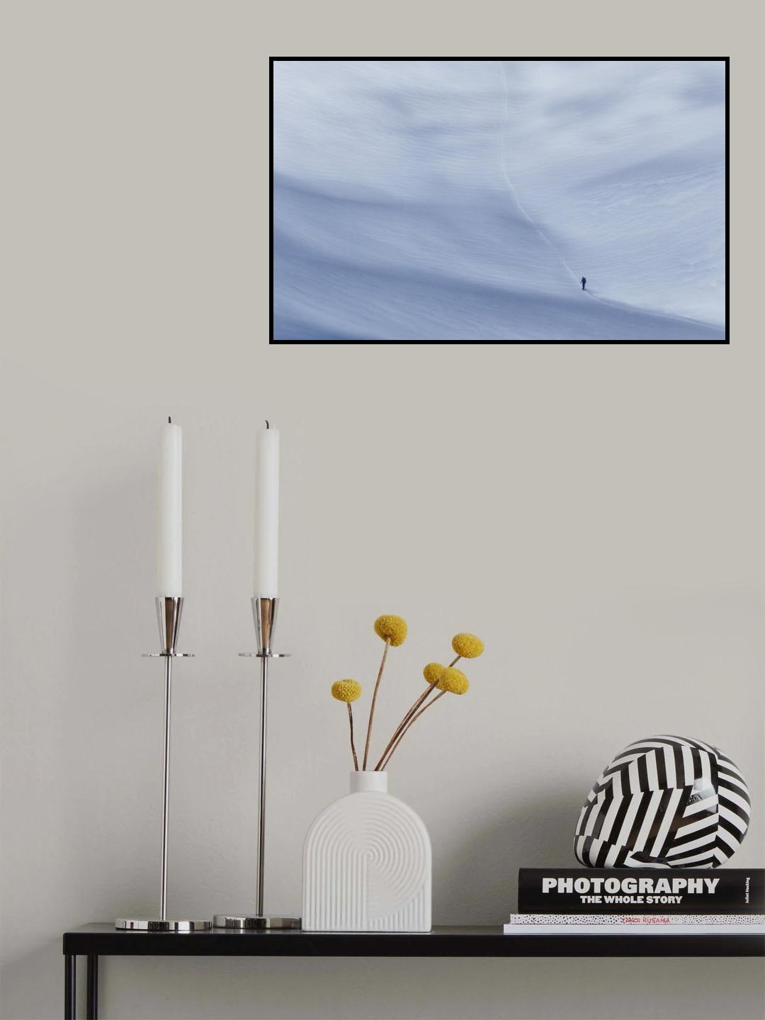 the steep trail to the top Poster och Canvastavla