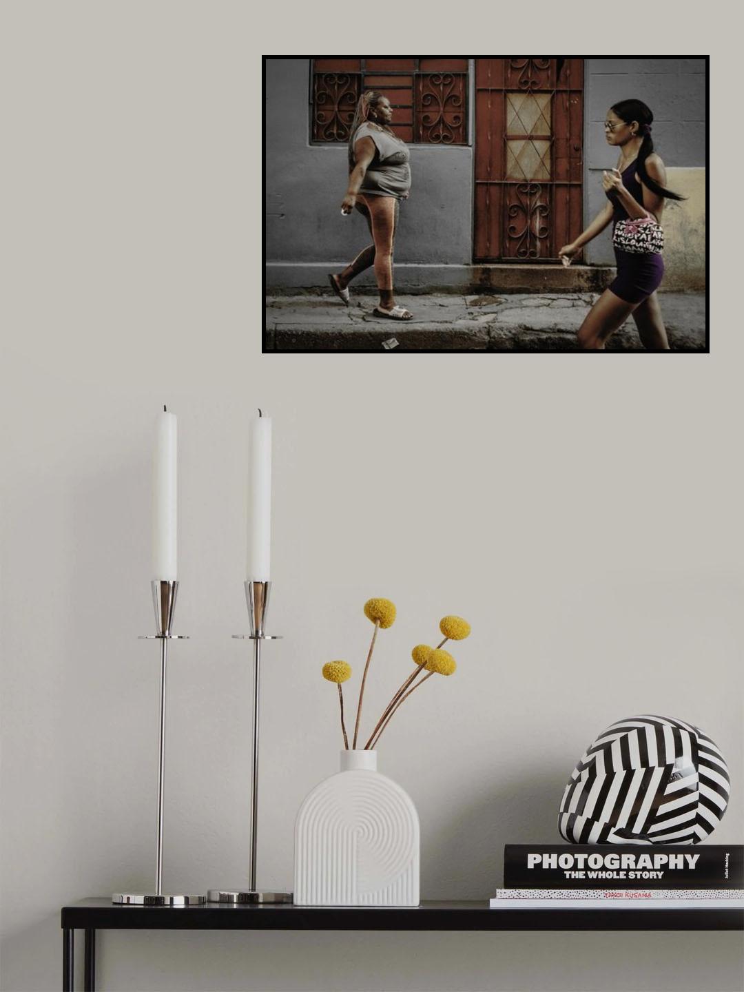 Walking Poster och Canvastavla