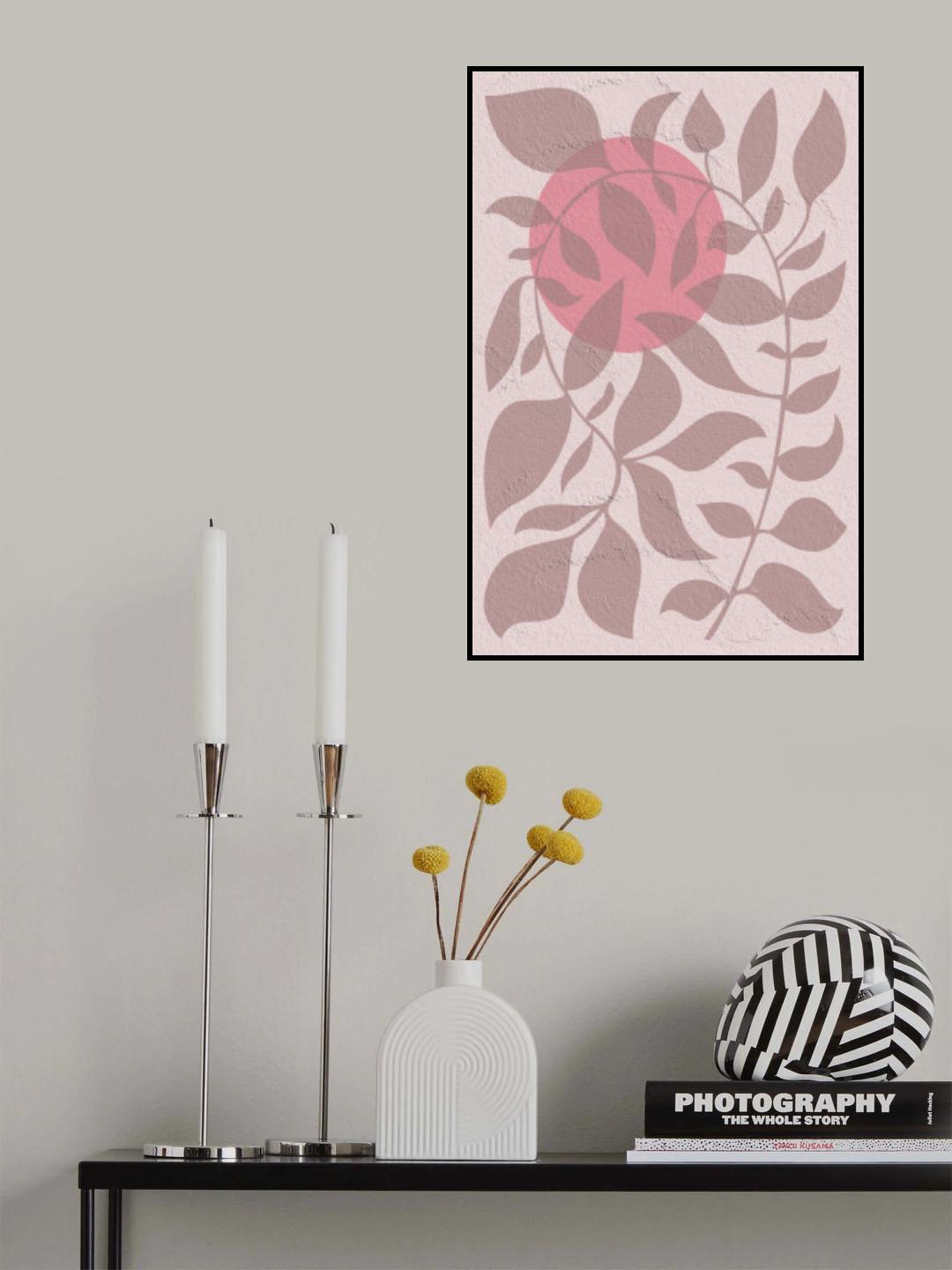 Pink Sunset Poster och Canvastavla