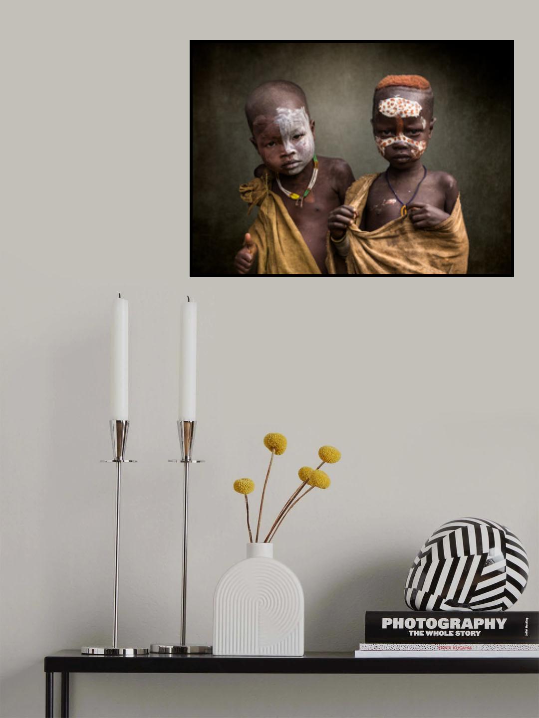 Surma young children Poster och Canvastavla