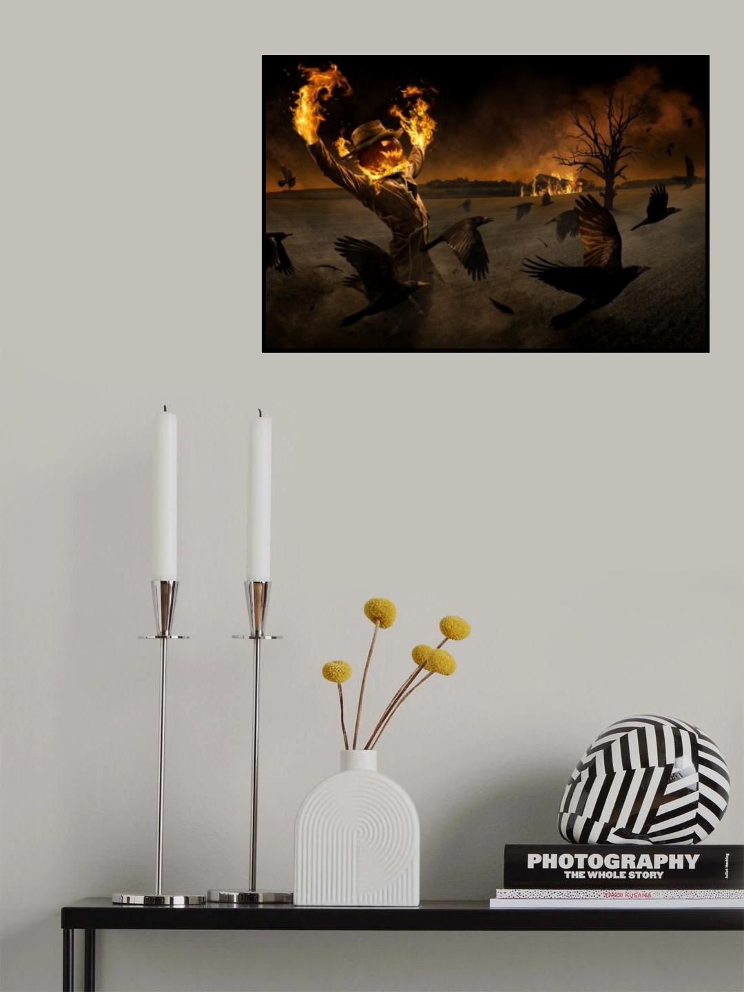 Jack-o\'-Scarecrow Poster och Canvastavla