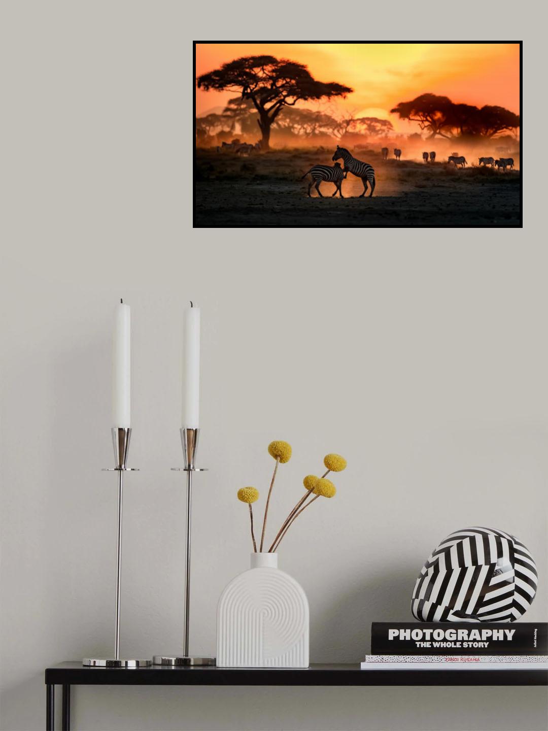 In the golden savannah Poster och Canvastavla