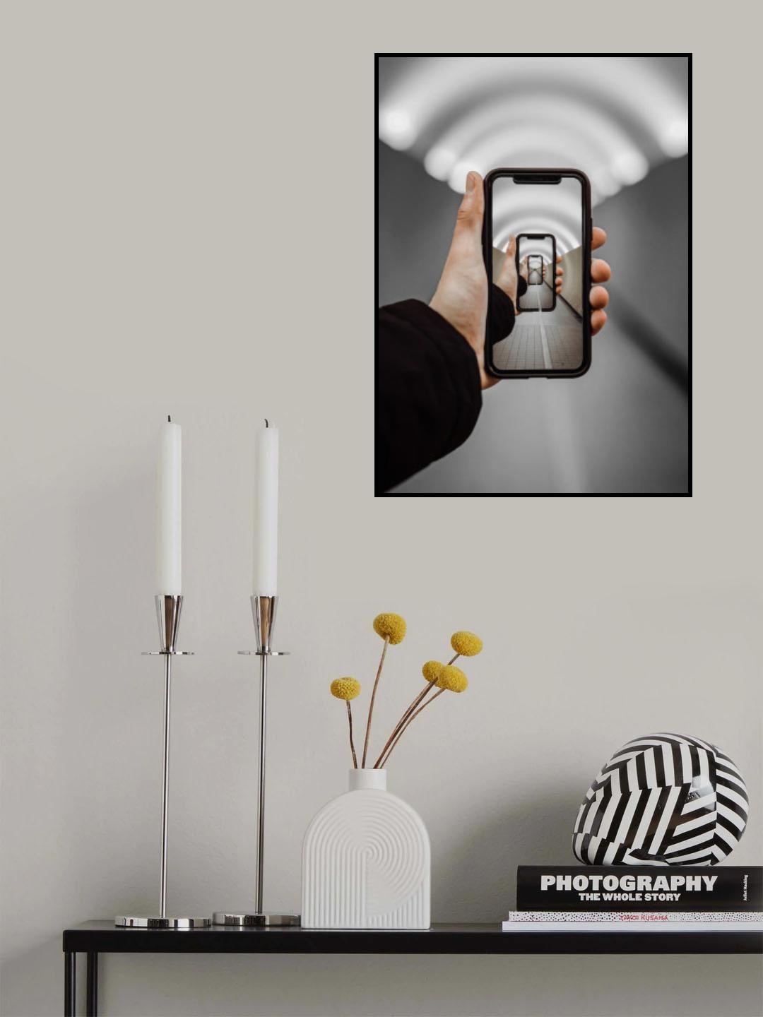 Infinity Handphone Poster och Canvastavla