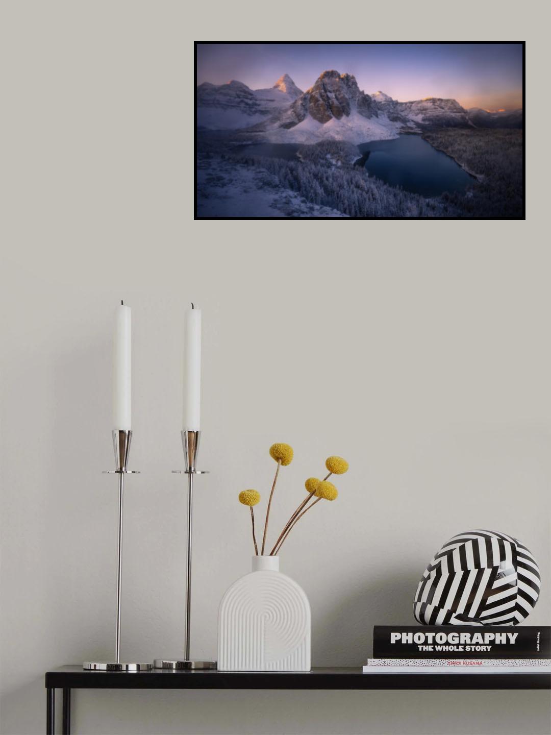Mount Assiniboine's Glory Poster och Canvastavla