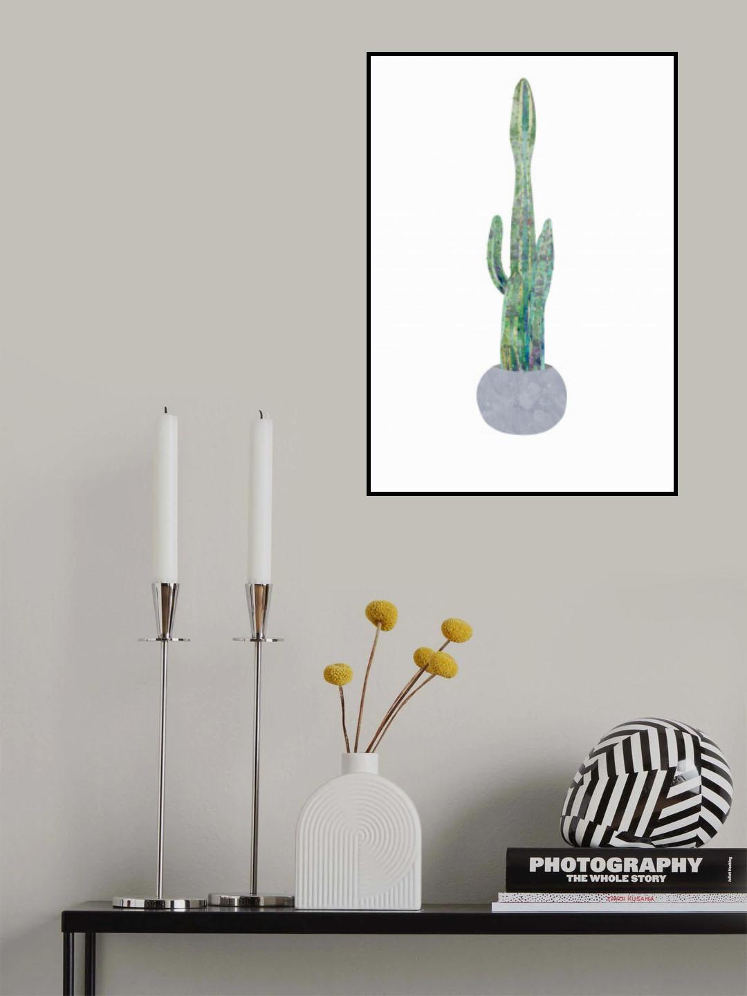 Boho scandi cactus 2 Poster och Canvastavla