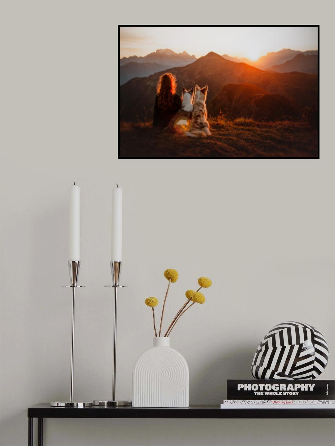 Sunset vibe Poster och Canvastavla