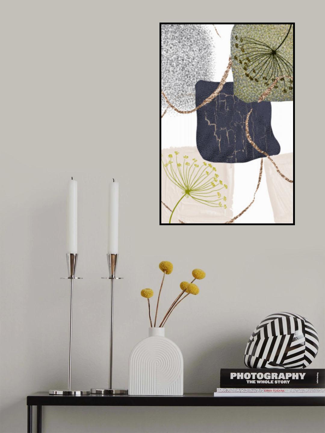 Green-Grey-3 Poster och Canvastavla