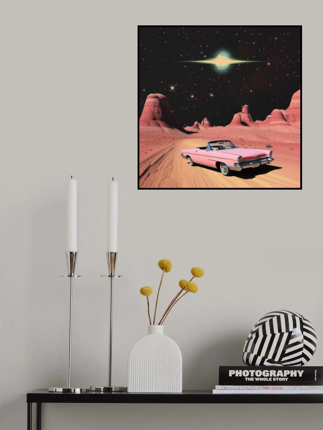 Pink Convertible No. 1 Poster och Canvastavla