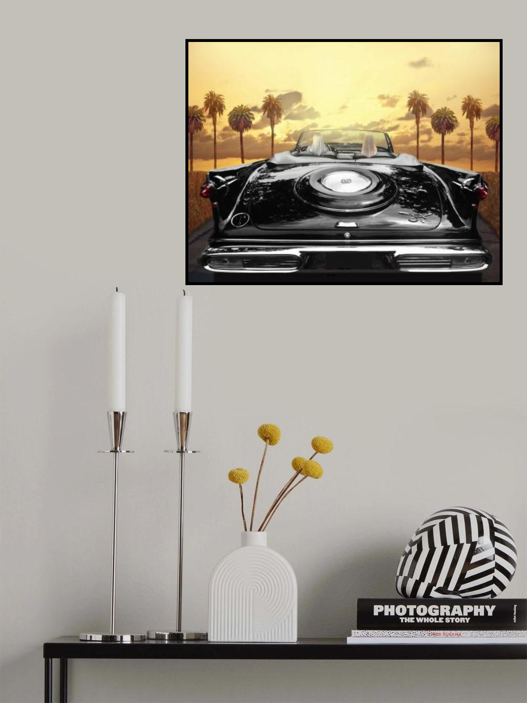 Drive into the Sunset Poster och Canvastavla