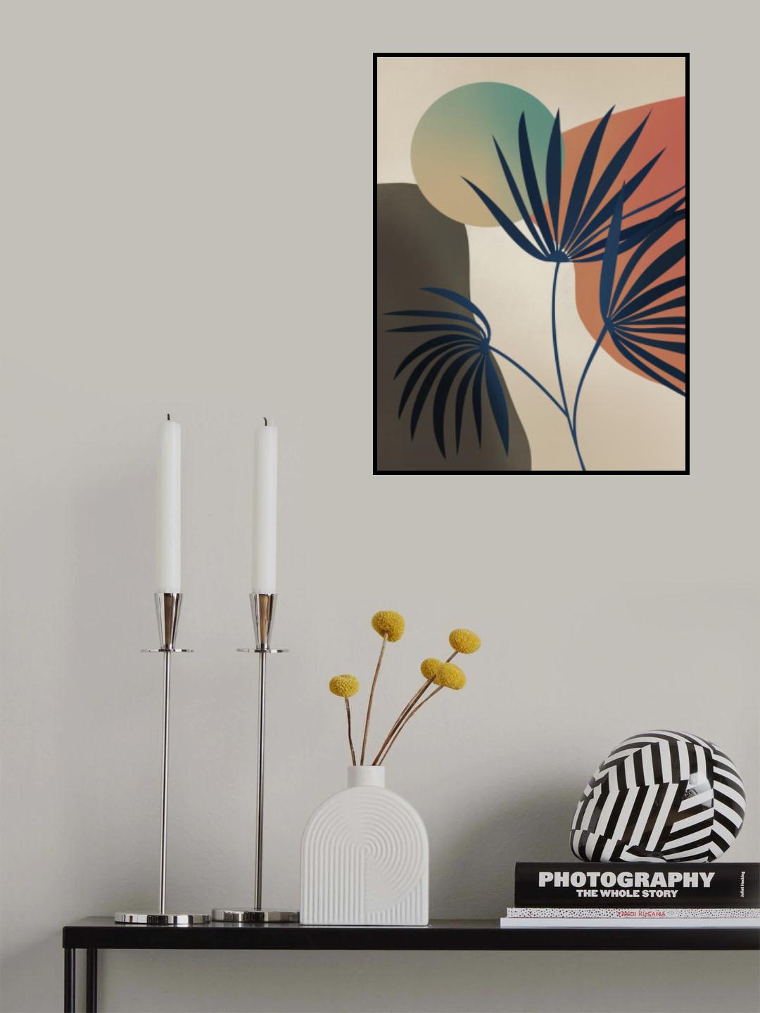 Boho Tropical Painting Poster och Canvastavla