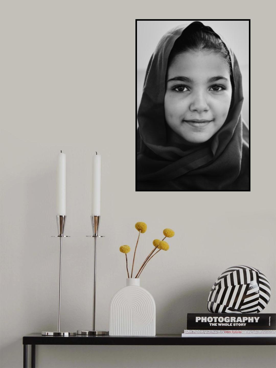 Palestinian Purity: The Face of Tomorrow Poster och Canvastavla