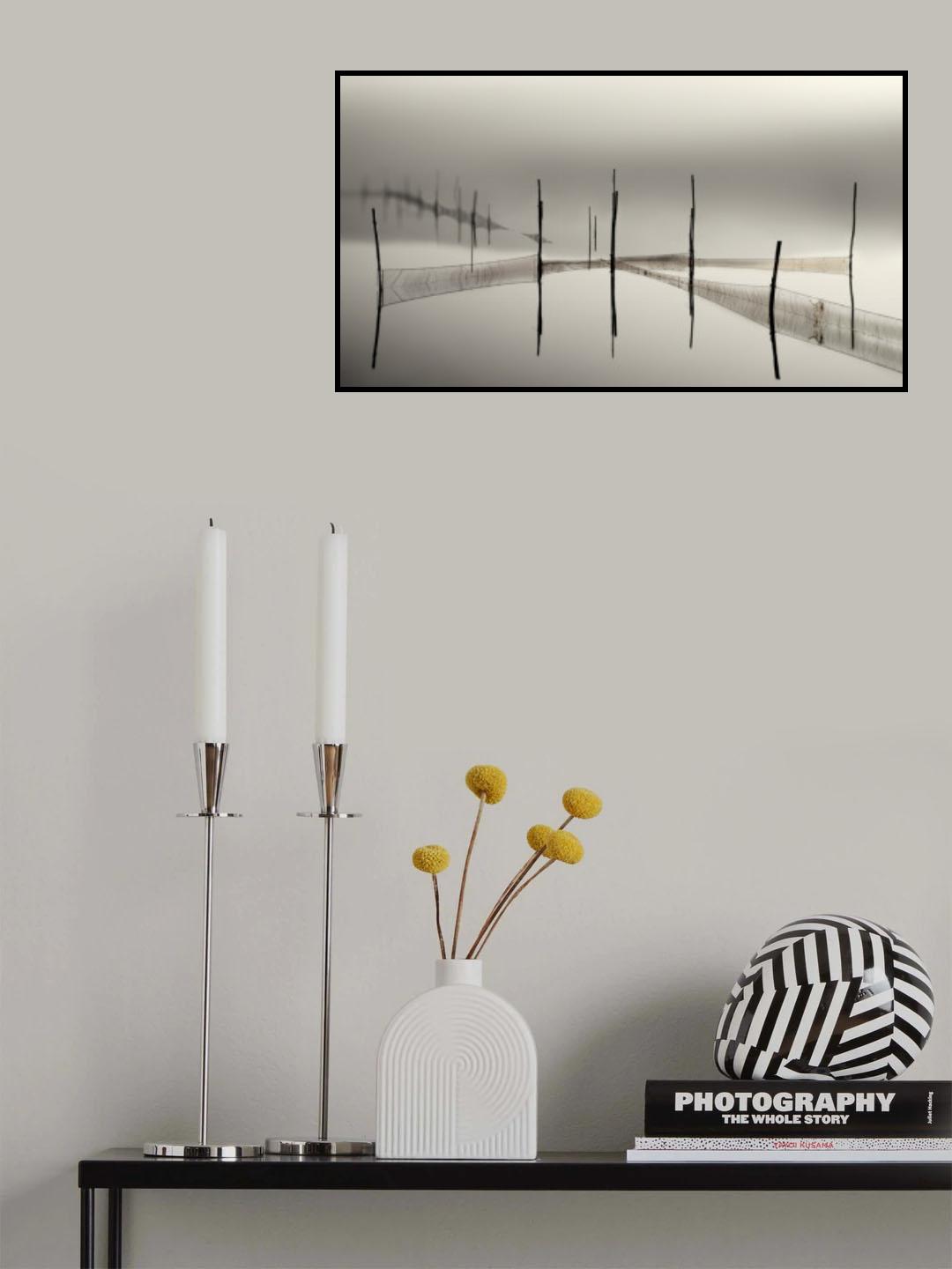 Reti sul lago Poster och Canvastavla