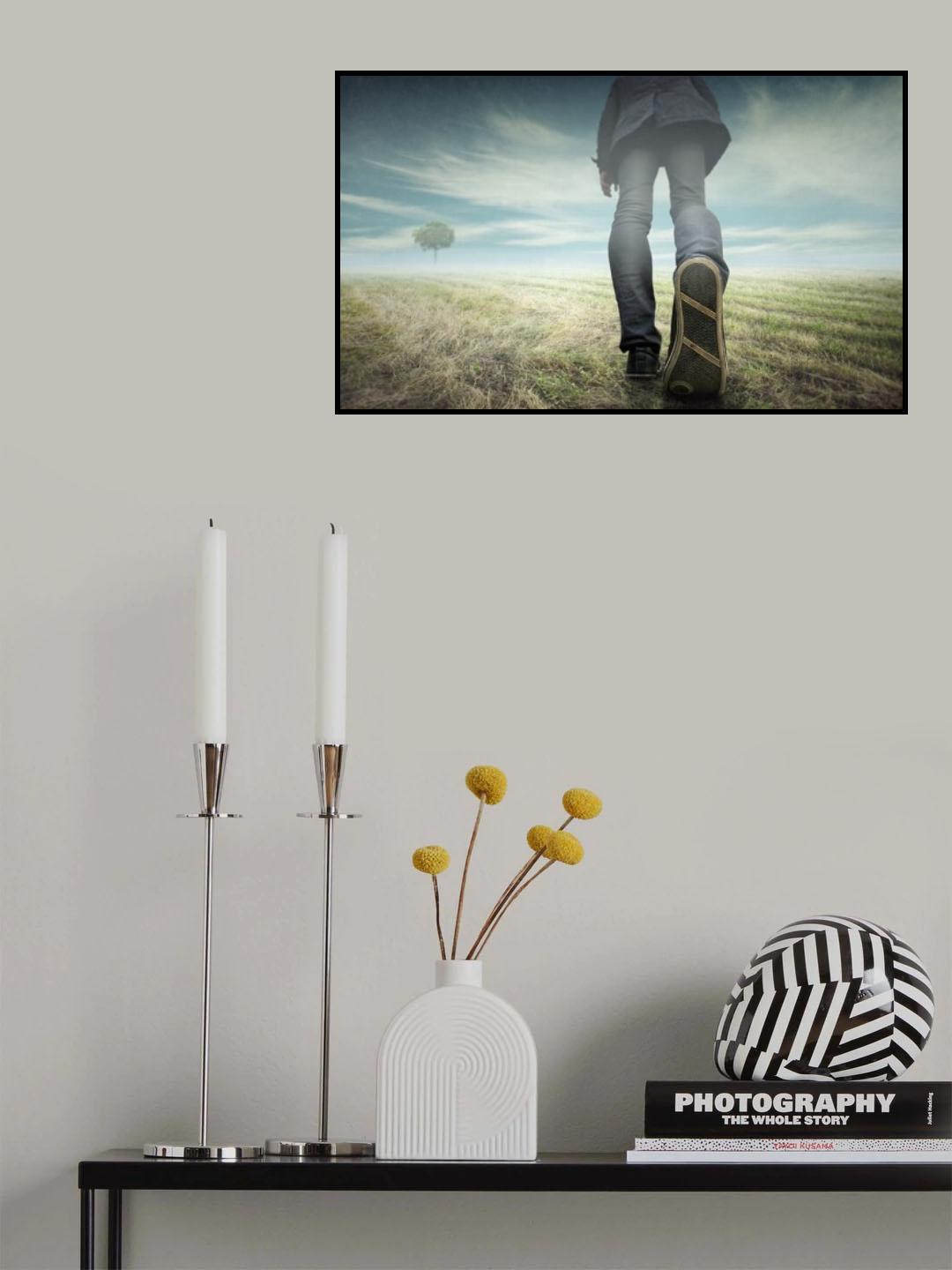 long journey starts from the first step Poster och Canvastavla