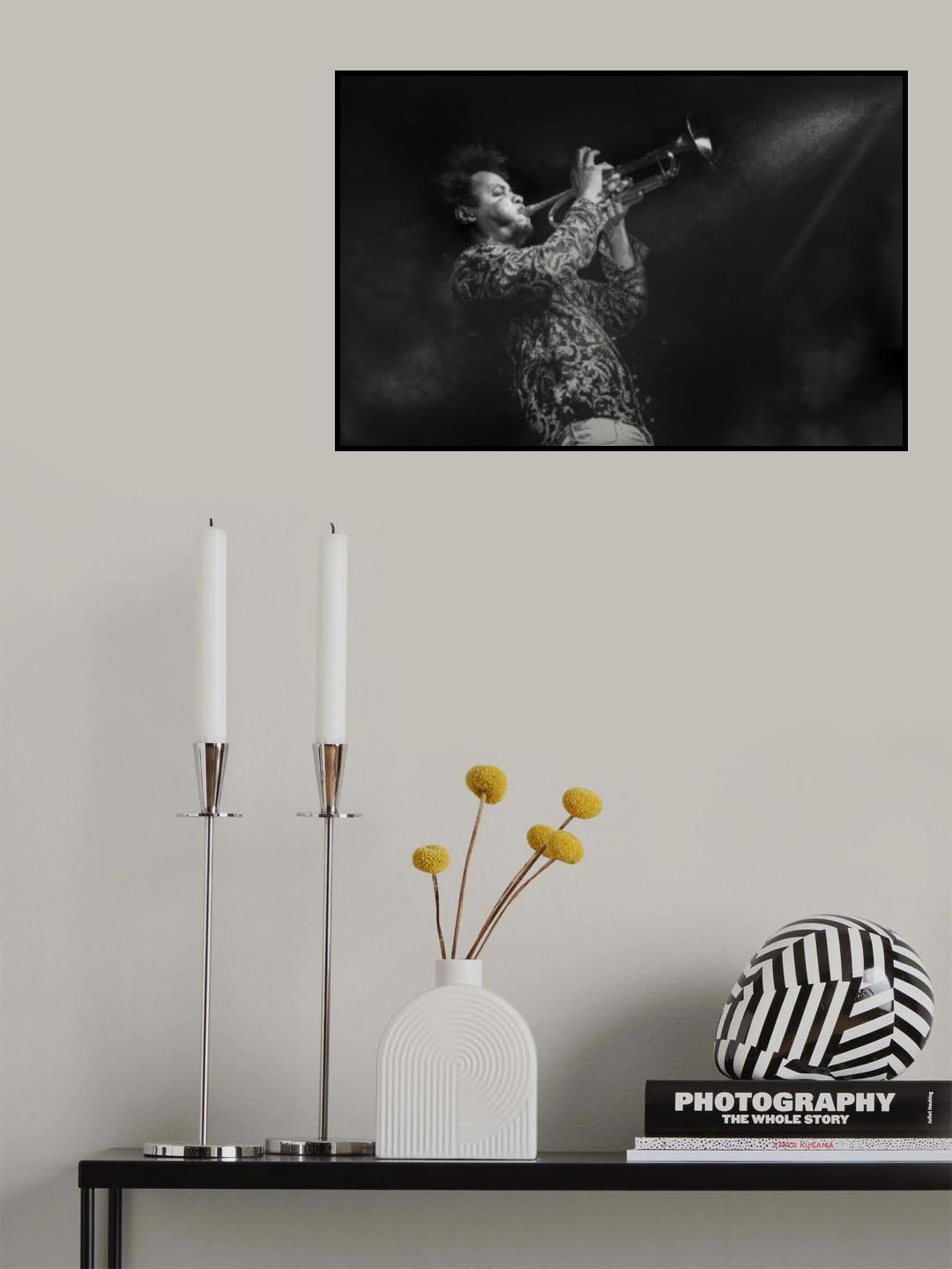 Jazz Poster och Canvastavla