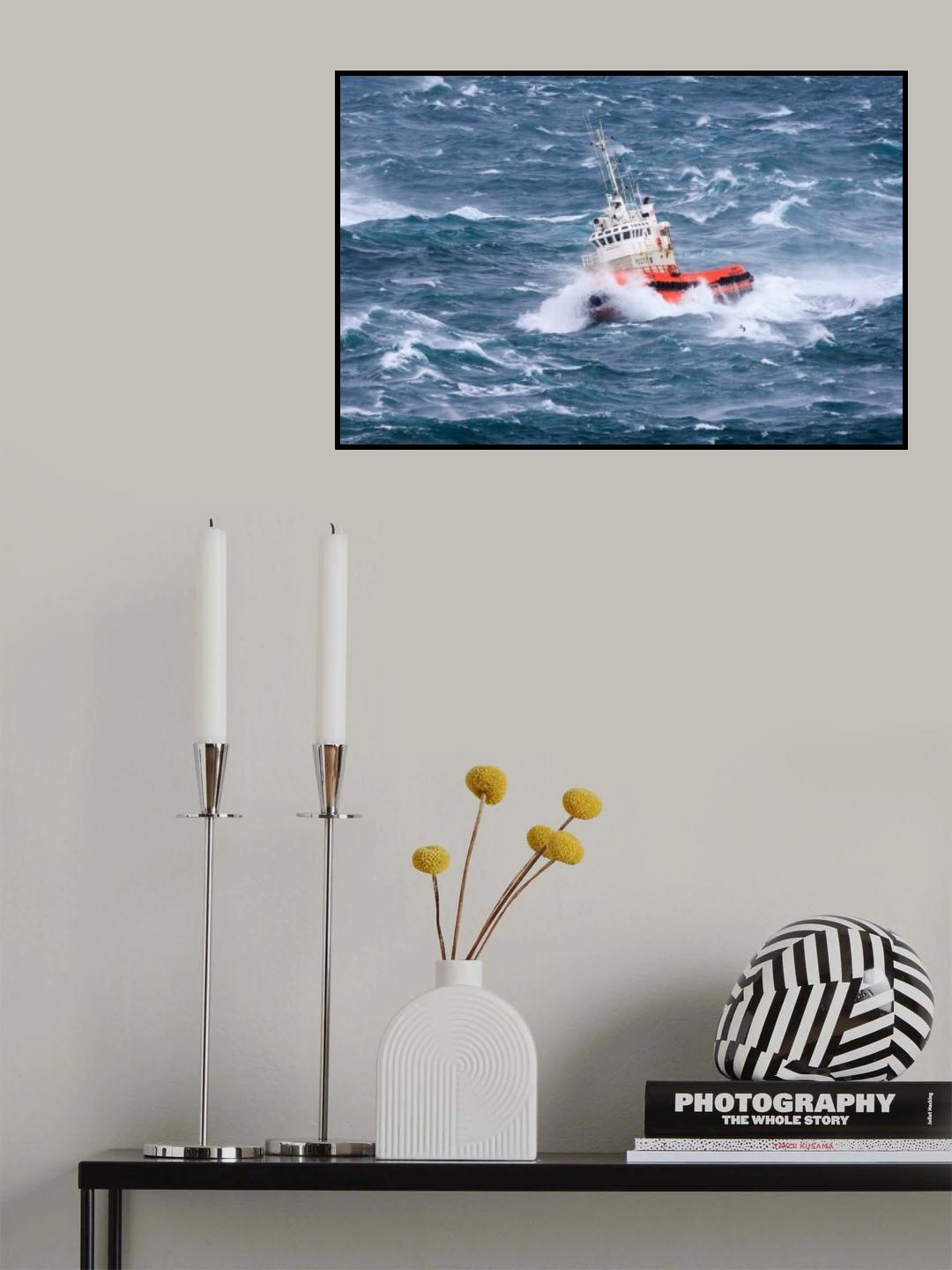 Pilot Boat Poster och Canvastavla